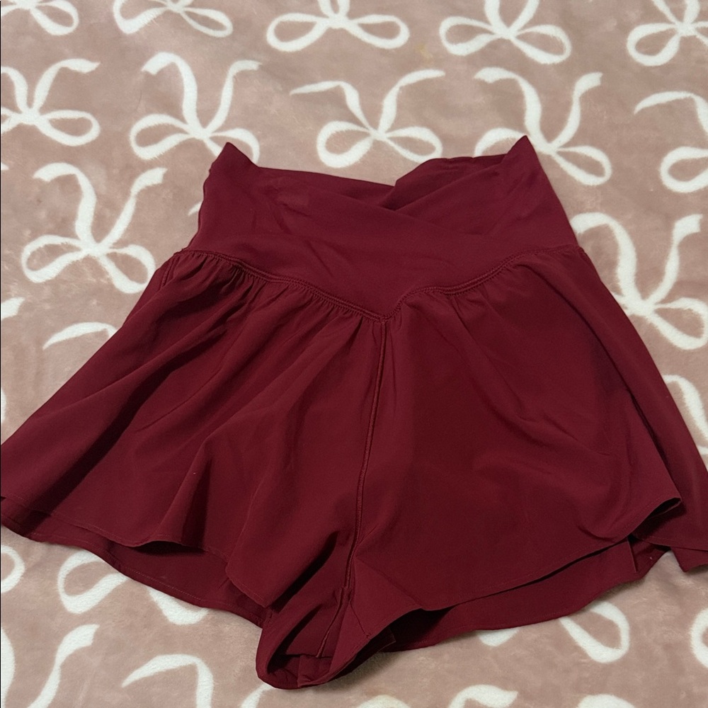 Women's Burgundy/Red Aerie Shorts
